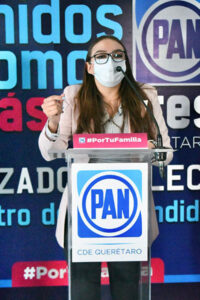 Lupita Pérez PRecandidata del PAN en Ezequiel