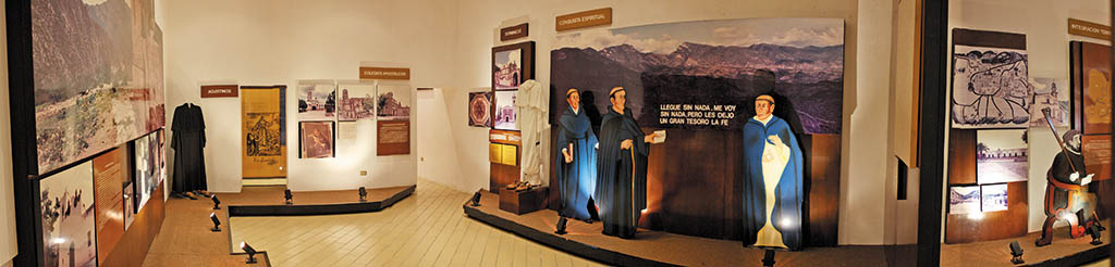 Interior del Museo de La Sierra Gorda en Jalpan de Serra