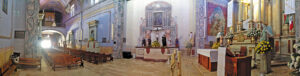Interior del Templo de San Pedro en Tolimán