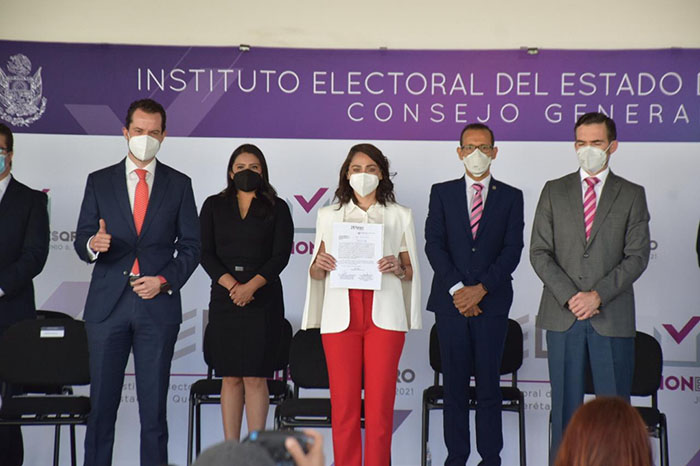 Abigail candidata ala gobernatura de Querétaro mpor el PRIU