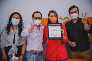 Candidata a gobernador por Movimiento Ciudadano