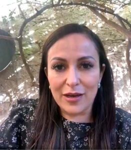 Diputada Lety Rubio en el Cobaq de Cadereyta