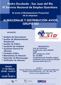 Cartel de reclutamiento para San Juan del Rio y Pedro Escobedo