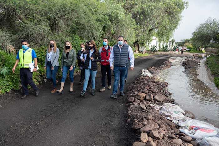 Lupita Pérez Montes supervisa junto con SECTUR zonas turistas afectadas por la lluvias