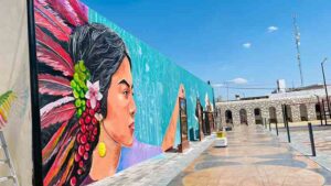 Las calles de Ezequiel Montes se ven llenas de historia y color gracias al “Primer Encuentro de Muralistas”.
