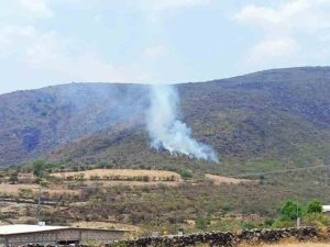 Protección Civil de San Juan del Río sofoca incendio en Santa Isabel el Coto
