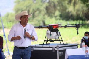 Unidad de Riego San Pablo de Tolimán recibe dron: SEDEA