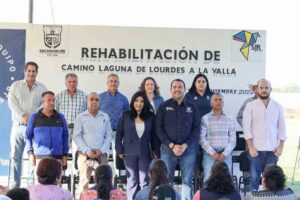 Municipio invierte 1.12 mdp para rehabilitar camino Laguna de Lourdes-La Valla: Roberto Cabrera