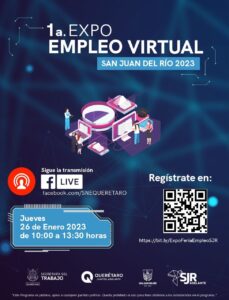 Anuncia ST Primera Expo Empleo Virtual San Juan del Río