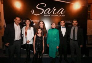 Presentan película Sara, Amor y Revolución en Portal del Diezmo, San Juan del Río
