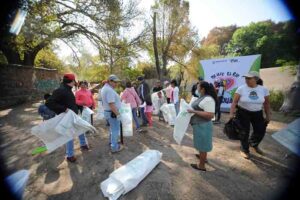 Autoridades municipales realizan jornada de limpieza en el Río San Juan