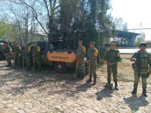 Ejército Mexicano aplica Plan DN-III-E en el municipio de Amealco de Bonfil, Qro.