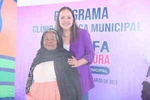 La alcaldesa Lupita Pérez Montes, anuncia oficialmente la apertura de una clínica médica para mujeres en Ezequiel Montes.