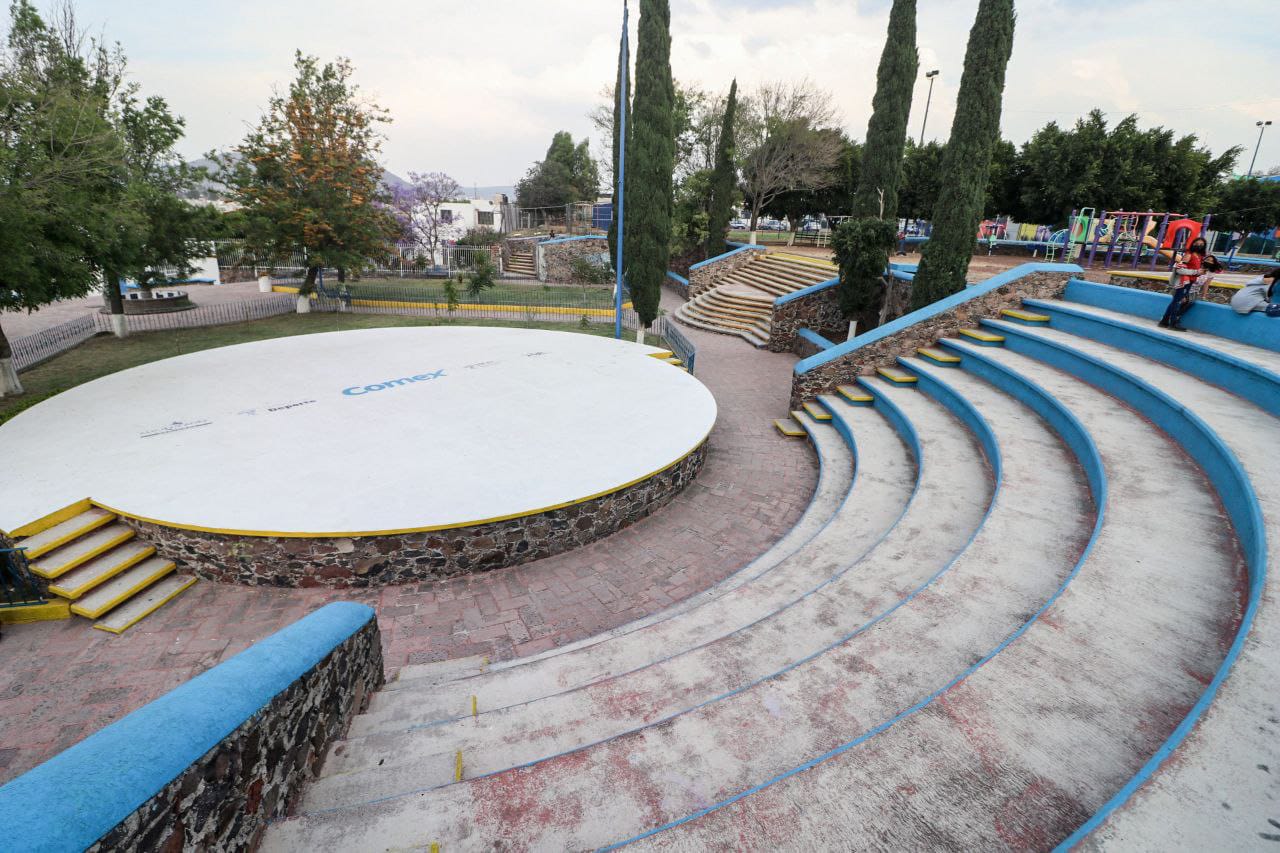 Entregan rehabilitación del Parque Pedregoso