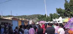Protesta en la Comunidad de Agua Fría de Peñamiller por el caso "Chaparro" y la falta de acción de las autoridades