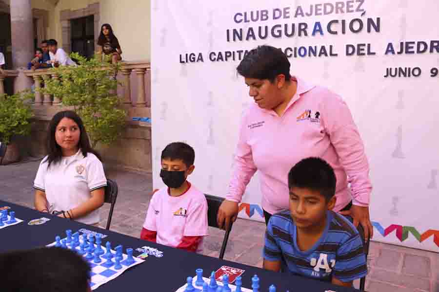 Inauguración de la liga municipal de ajedrez