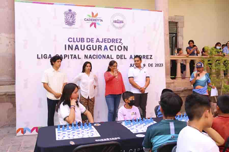 Inauguración de la liga municipal de ajedrez