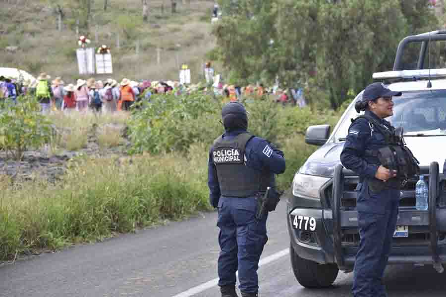 Esfuerzos coordinados apoyan avance de las y los peregrinos serranos al Tepeyac