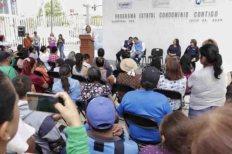 Anuncia Lupita Murguía el programa Condominio Contigo 2023