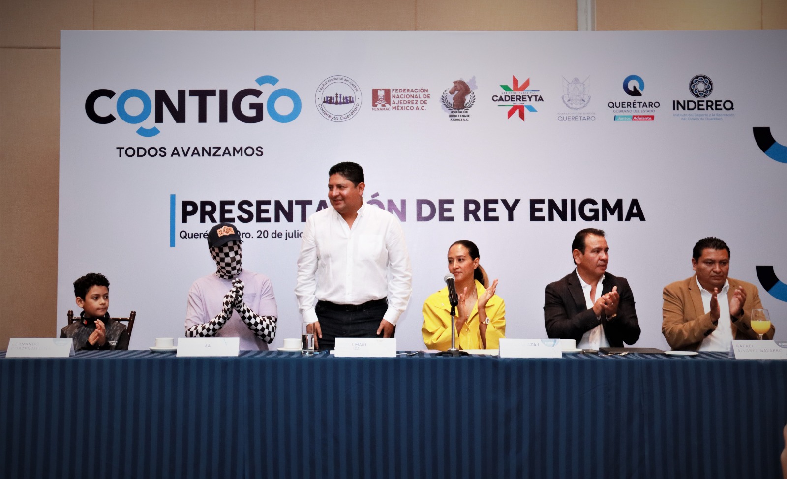Anuncia Miguel Martínez el II Abierto Nacional de Ajedrez de Verano Cadereyta 2023, con la presencia de Rey Enigma