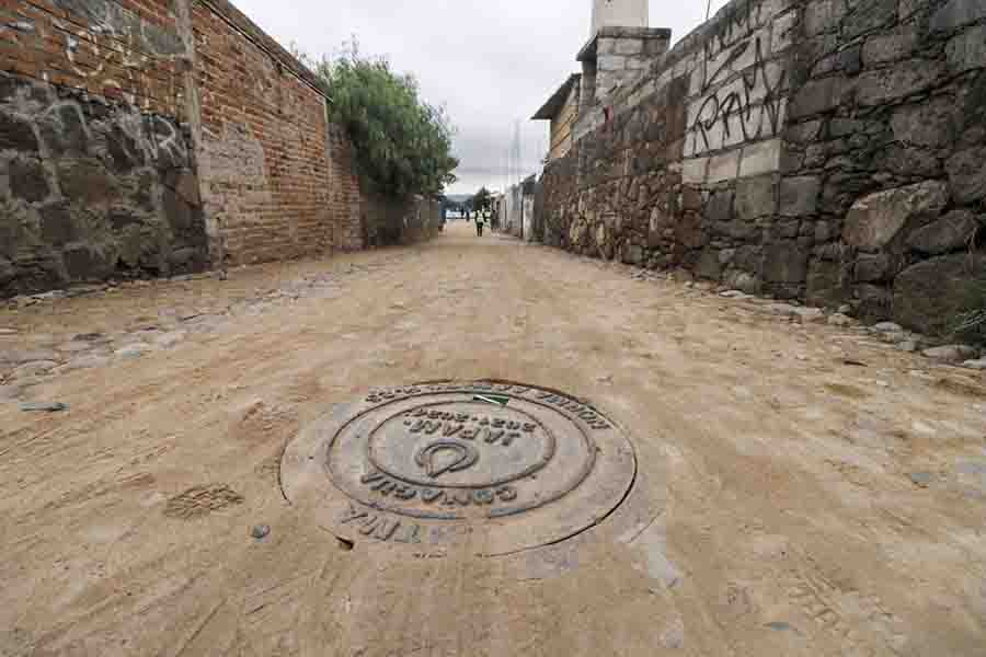 Entrega Roberto Cabrera obra de drenaje sanitario en San José Galindo