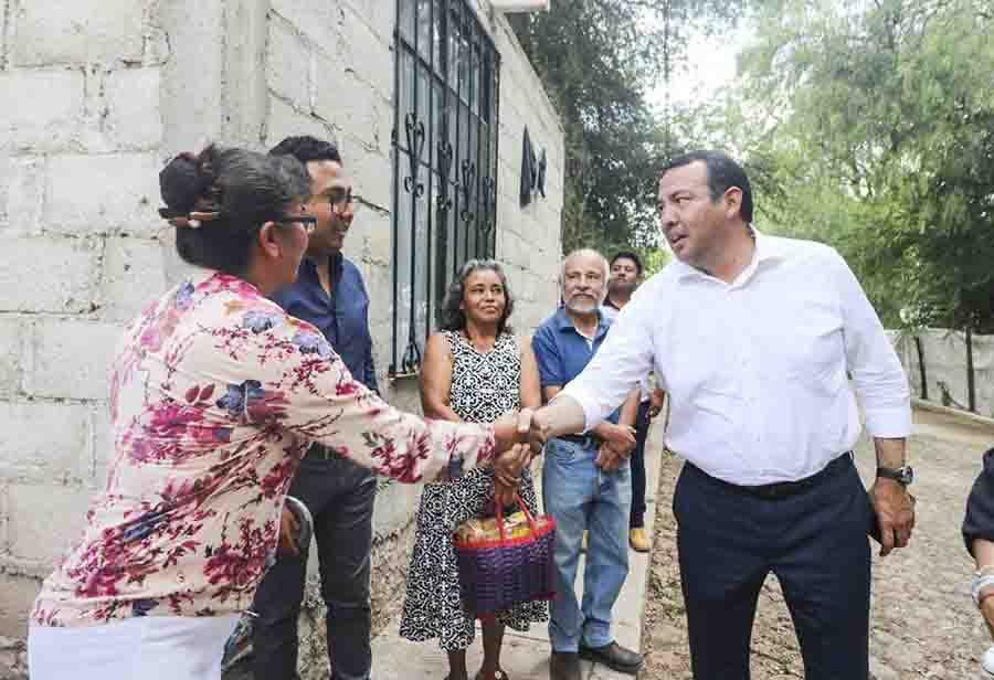 Supervisa Roberto Cabrera obras en San Javier; invierten 1.14 millones de pesos