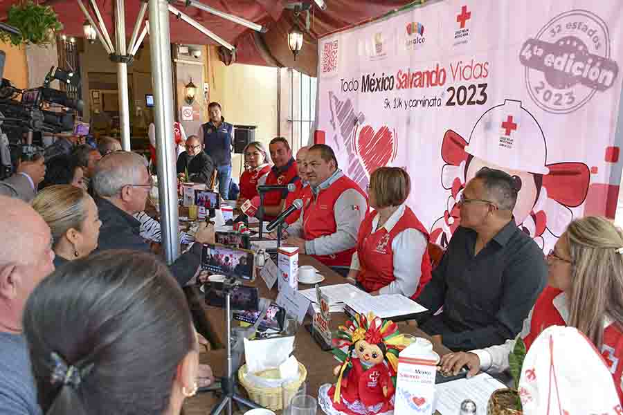Amealco de Bonfil será sede de la carrera atlética "Todo México Salvando Vidas", de la Cruz Roja Mexicana.