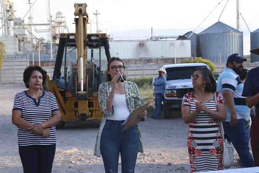 Lupita Pérez Montes arrancan con otra obra más en su municipio.