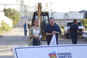 Lupita Pérez Montes arrancan con otra obra más en su municipio.