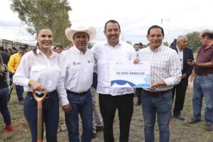 Implementa SEDEA plan de reforestación en San Juan del Río