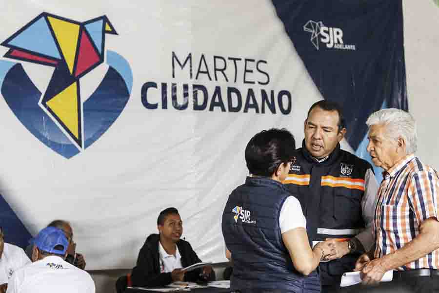 Presidente municipal de San Juan del Río lleva jornada del Programa Martes Ciudadano a La Estancia