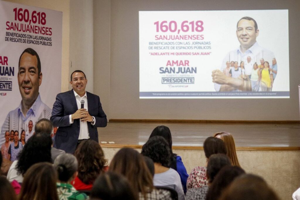Lleva Roberto Cabrera su Segundo Informe de Gobierno a mujeres de CANACO, trabajadoras y a Industriales de San Juan del Río
