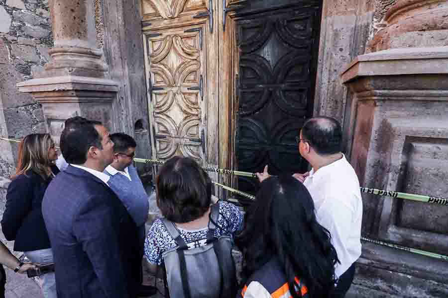 Autoridades municipales y el INAH atenderán los daños causados al Templo de Santo Domingo