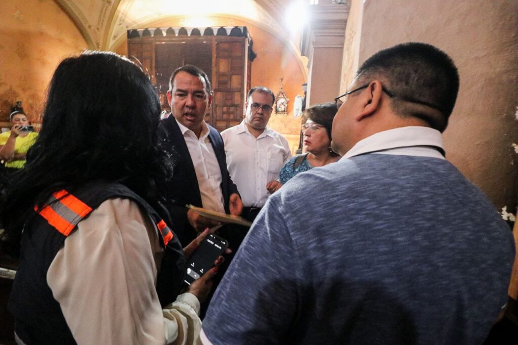 Autoridades municipales y el INAH atenderán los daños causados al Templo de Santo Domingo