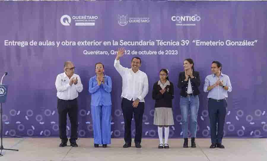 Educación en Acción: Inauguración de Aulas Didácticas en la Secundaria Técnica 39 de San Juan del Río