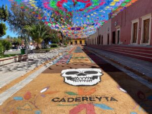 Inaugura Miguel Martínez el 3er Festival de Día de Muertos Cadereyta 2023