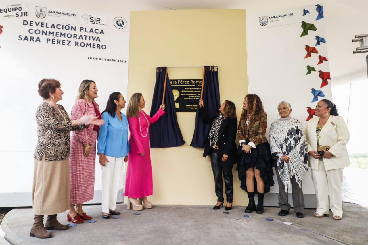 Vialidad sanjuanense llevará el nombre de Sara Pérez Romero