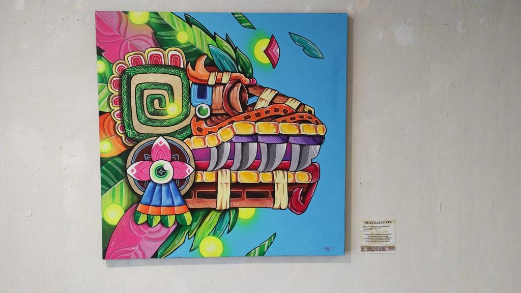 Inaugura Jonky su exposición Visiones del pasado en el CAE