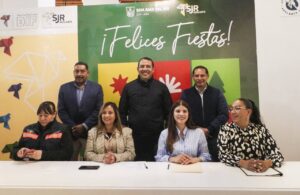 Roberto Cabrera y Georgina Sánchez presentan actividades del Festival Alegría en San Juan del Río