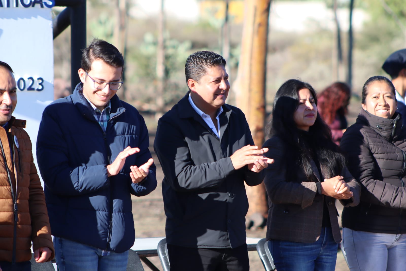 Encabeza Miguel Martínez Primer Encuentro de Matemáticas Activas Telesecundarias Zona 07