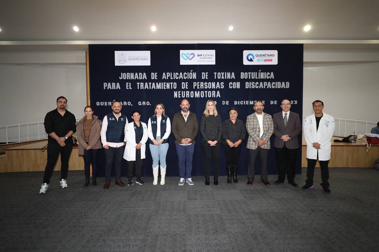 Beneficia SEDIF a pacientes del CRIQ con Jornada de Toxina Botulínica