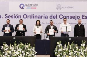 Emblemática e histórica sesión del Consejo Estatal de Seguridad en San Juan del Río