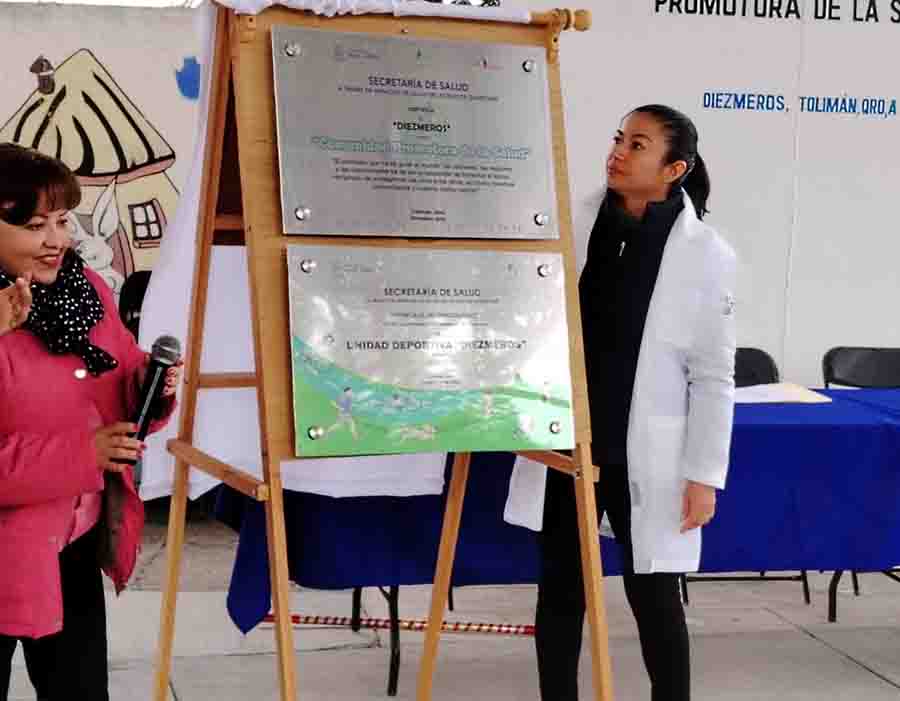Certifica SESA espacios promotores de la salud en Tolimán