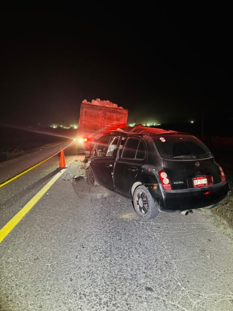 Trágico accidente en la carretera a Vizarrón