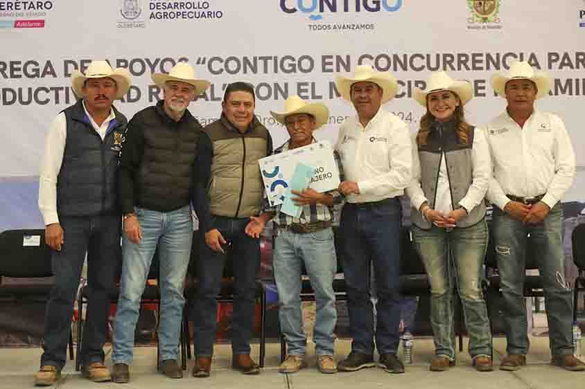 Apoyos para la Productividad Rural: Entrega en Tolimán y Peñamiller