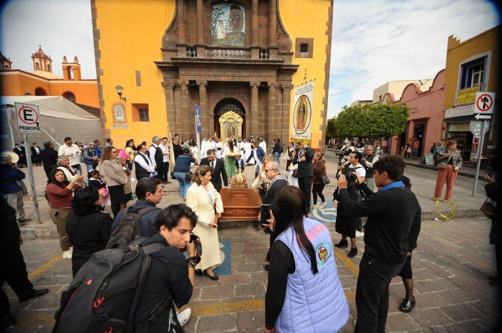 Celebran el 75 aniversario de la Coronación de la Virgen de Guadalupe en San Juan del Río