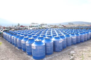 nueva entrega de 488 cisternas en Vizarrón