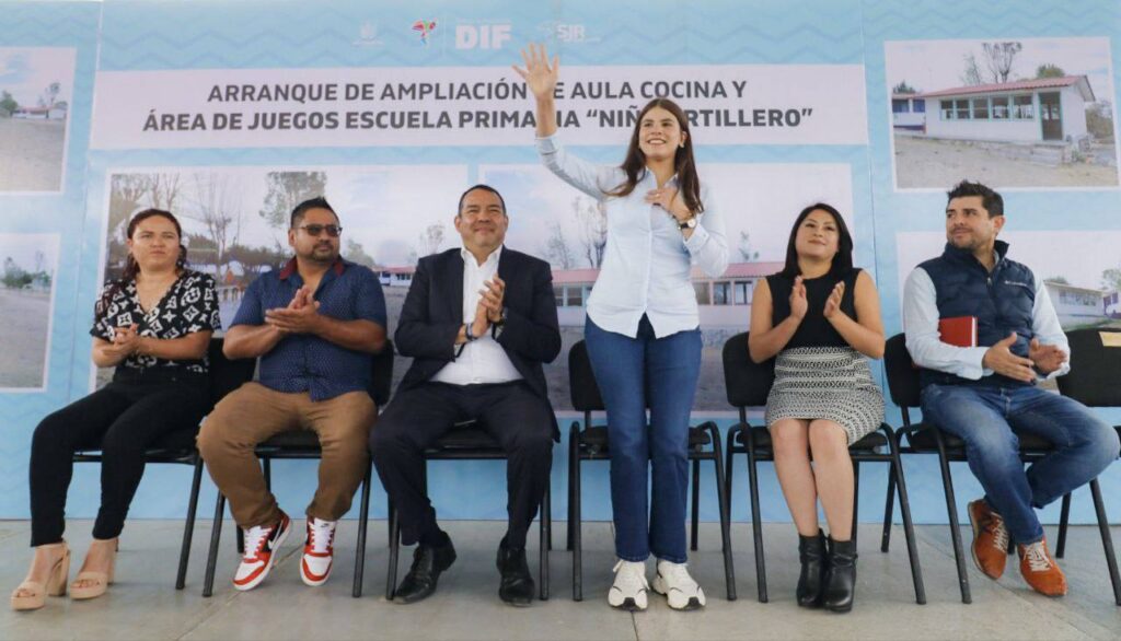 Georgina Sánchez y Roberto Cabrera mejorarán condiciones de estudiantes de primaria de Sabino Chico