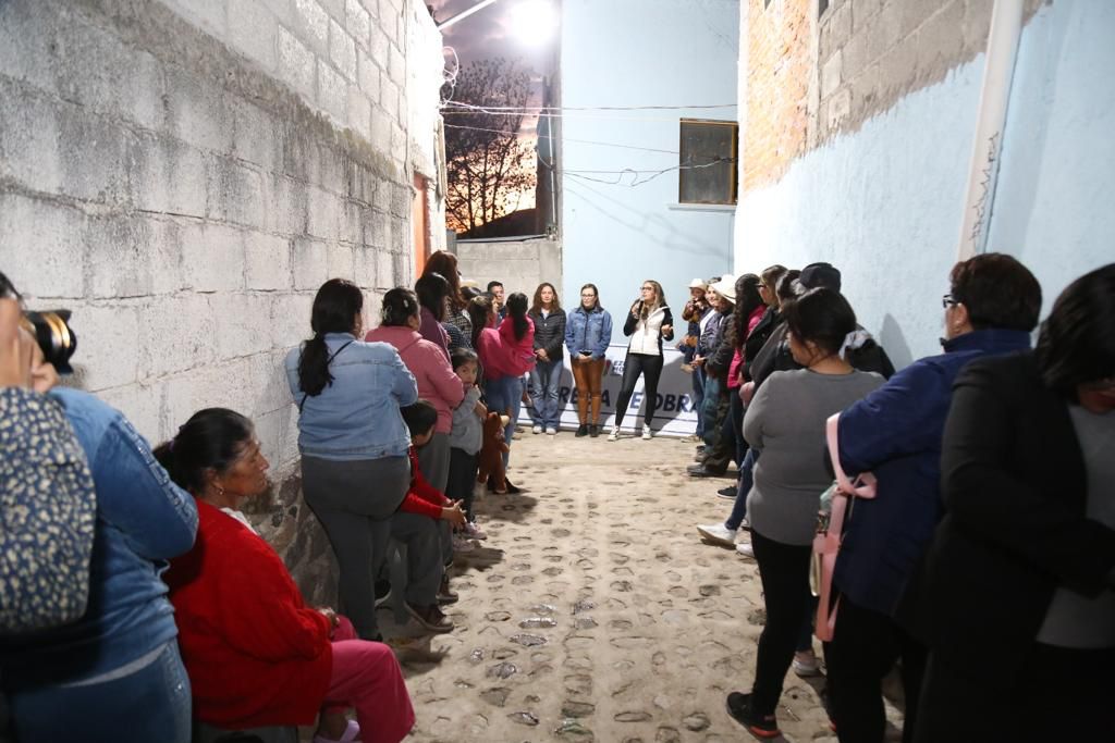 Se realizó la rehabilitación del callejón “Granada” en Barrio Nuevo, Bernal, la cual se entregó la noche de ayer.