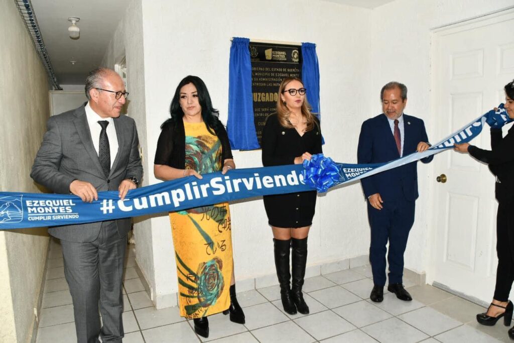 Lupita Pérez inaugura las nuevas instalaciones del “Juzgado Cívico Municipal” y pone en marcha la “Sala de Oralidad” en Ezequiel Montes.